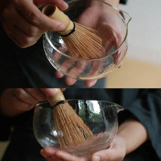 Il faut bien remuer pour avoir un bon Matcha