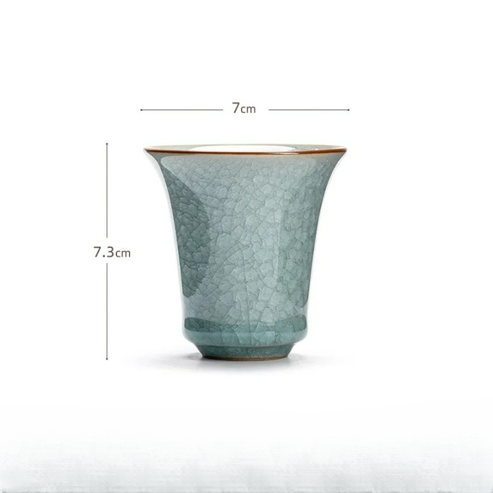 Coupe Céladon craquelée haute