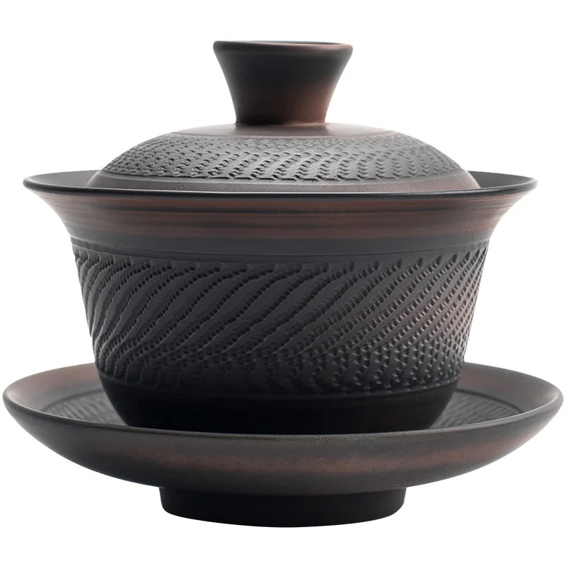 Notre Gaiwan tradition sur fond blanc