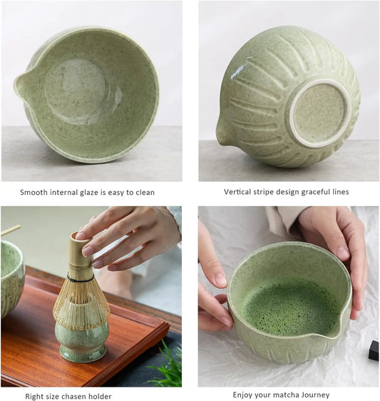 SET COMPLET CÉRÉMONIE DU THÉ MATCHA TRADITIONNEL