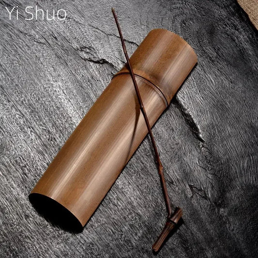 Zen Tea Spoon Bamboo Handmade Tea Needle Tea Holder Kung Fu Tea Utensils Tea Ceremony Six Items Teaspoon Teaspoon Tea Shovel