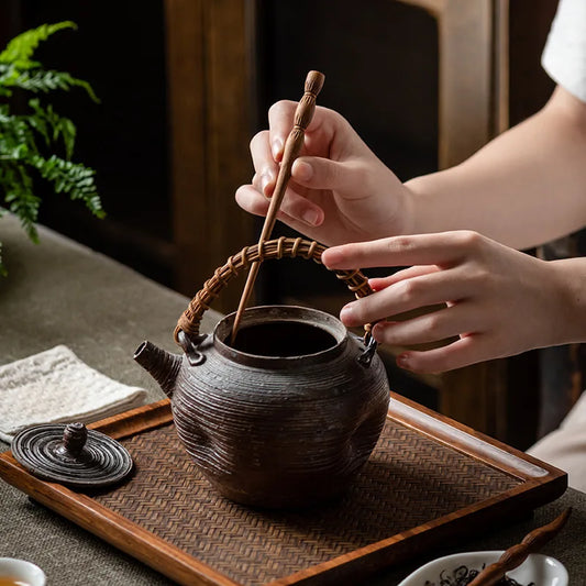 Bamboo Tea Needle for Kung Fu Tea Set Long Handled Tea Spoons Needle Spoon Utensils Spare Parts Kitchen Tool Accessories 2025