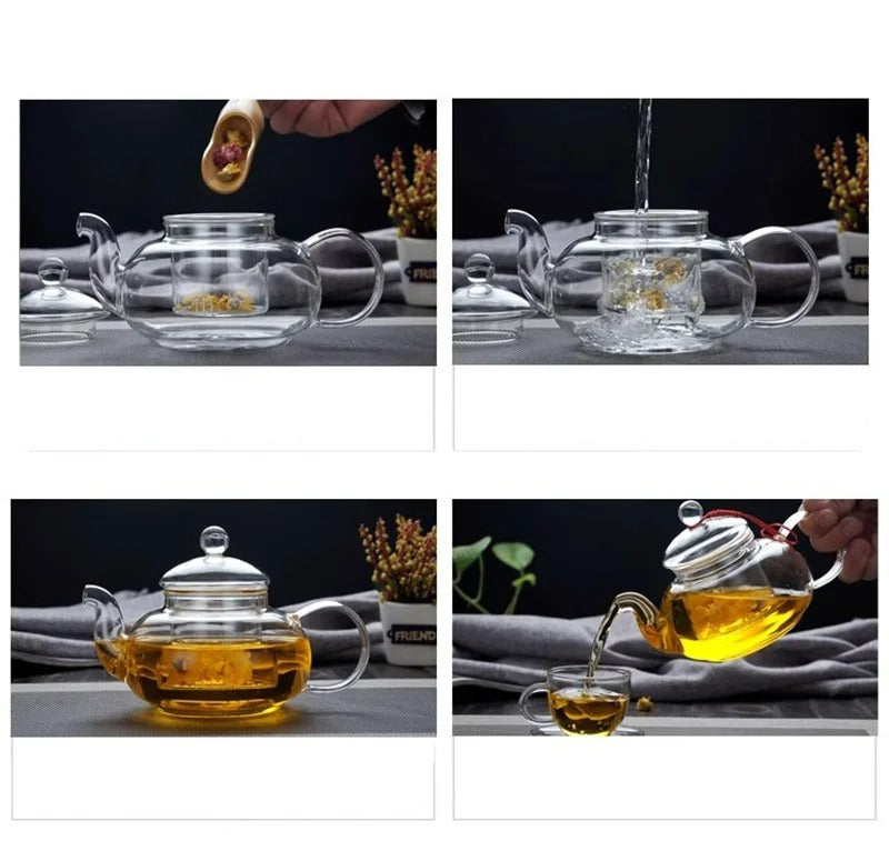 Comment faire du thé avec notre théière en verre