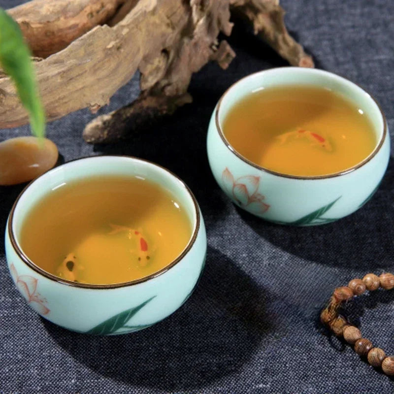 Du thé dans nos tasses celadon