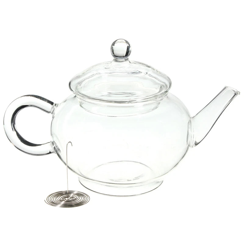Notre théière en verre de 250ml avec son infuseur